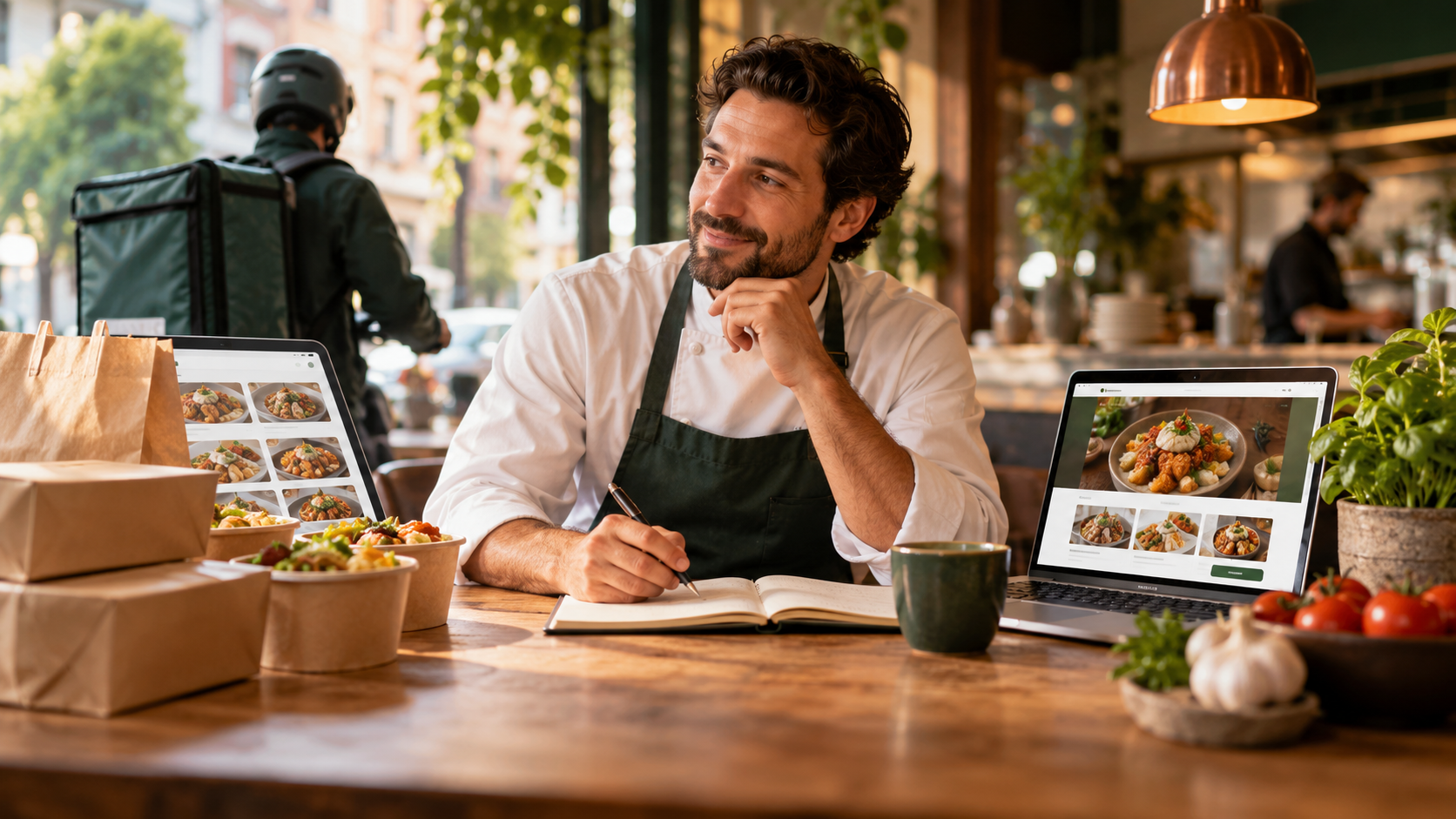 Online bestellen voor restaurants, commissie vergelijken met een eigen bestelwebsite