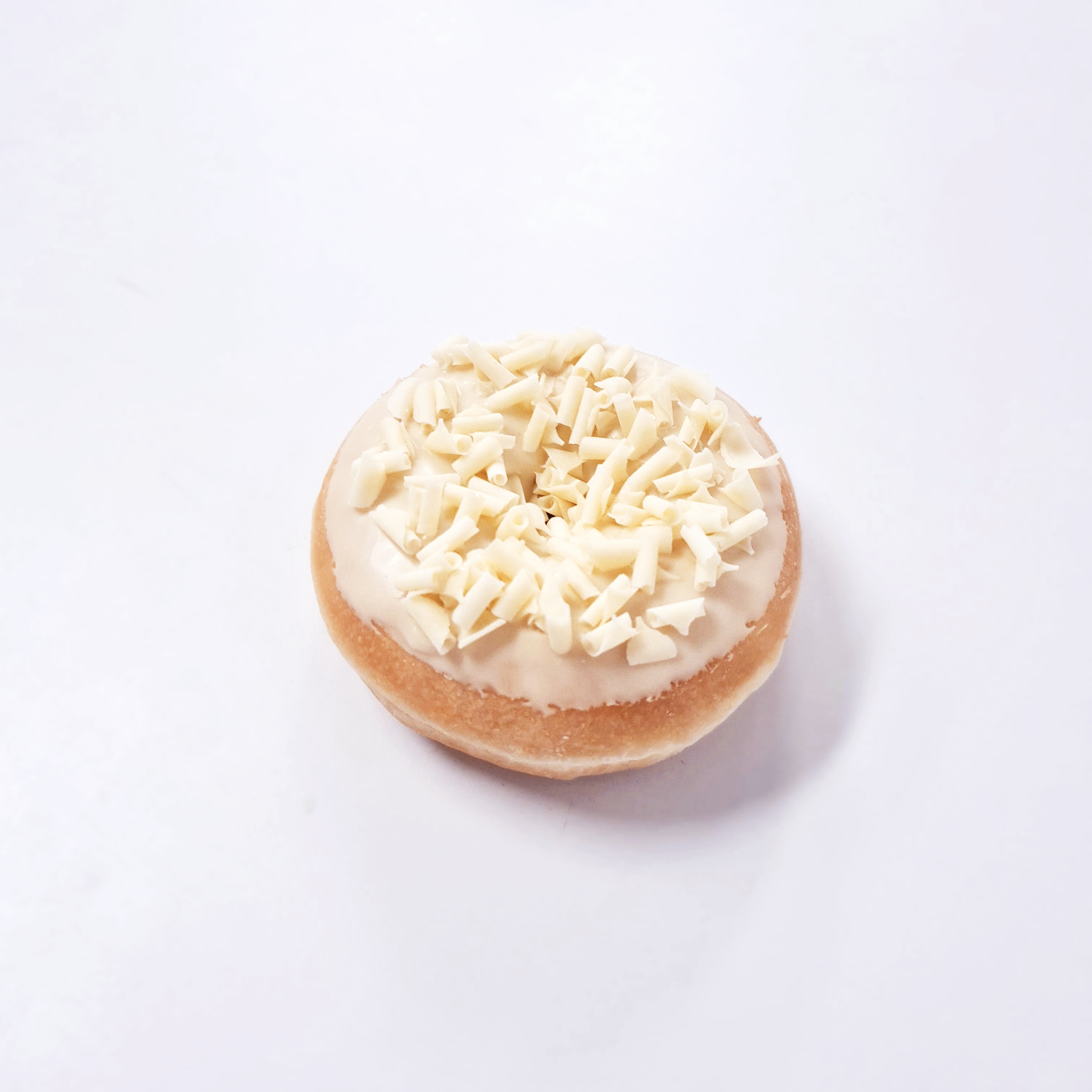Witte chocola krulletjes