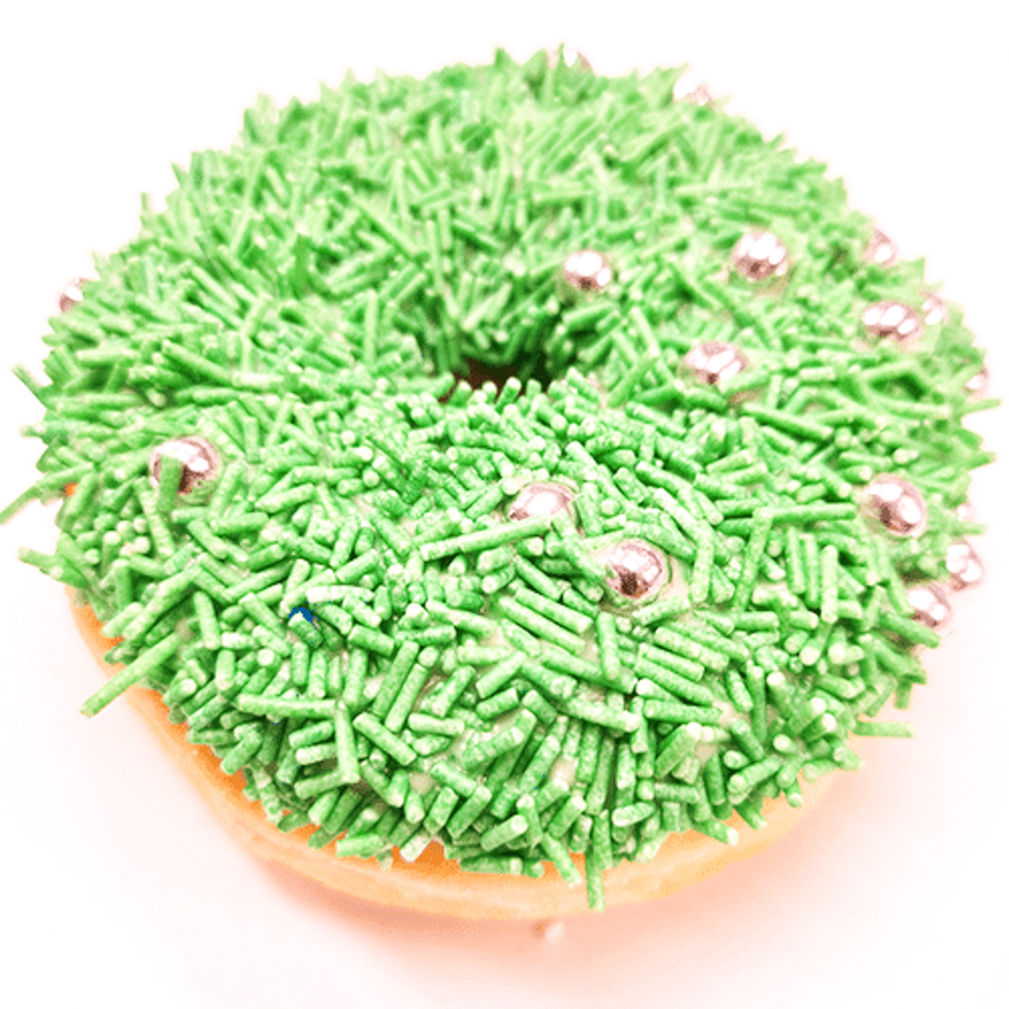 Groene luxe donut