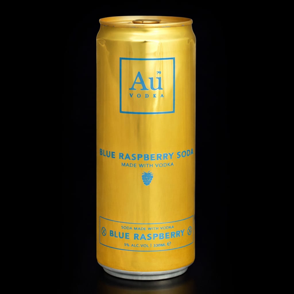 Au Vodka Blue Raspberry
